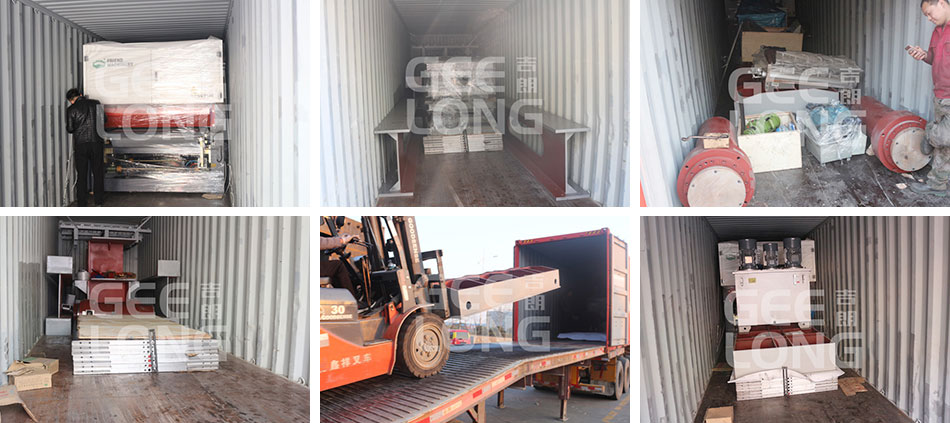 Geelong machinery exported two containers plywood machines to Indonesia