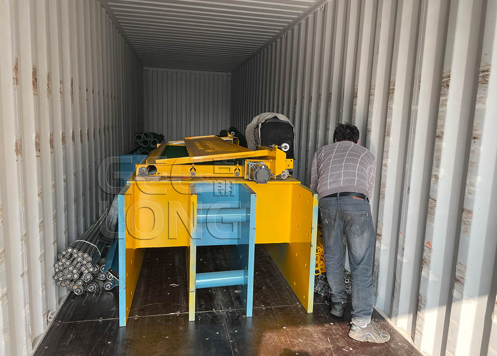 800T 10 layers film face plywood hot press machine exporting