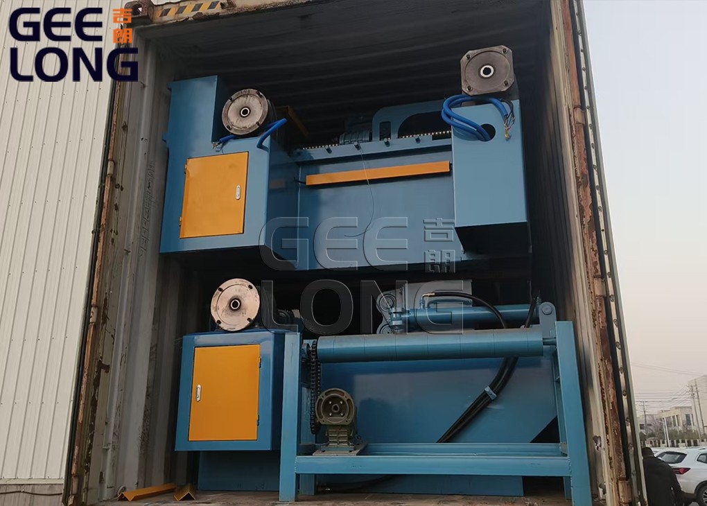 9ft face back spindleless veneer peeling machine exported to Indonesia